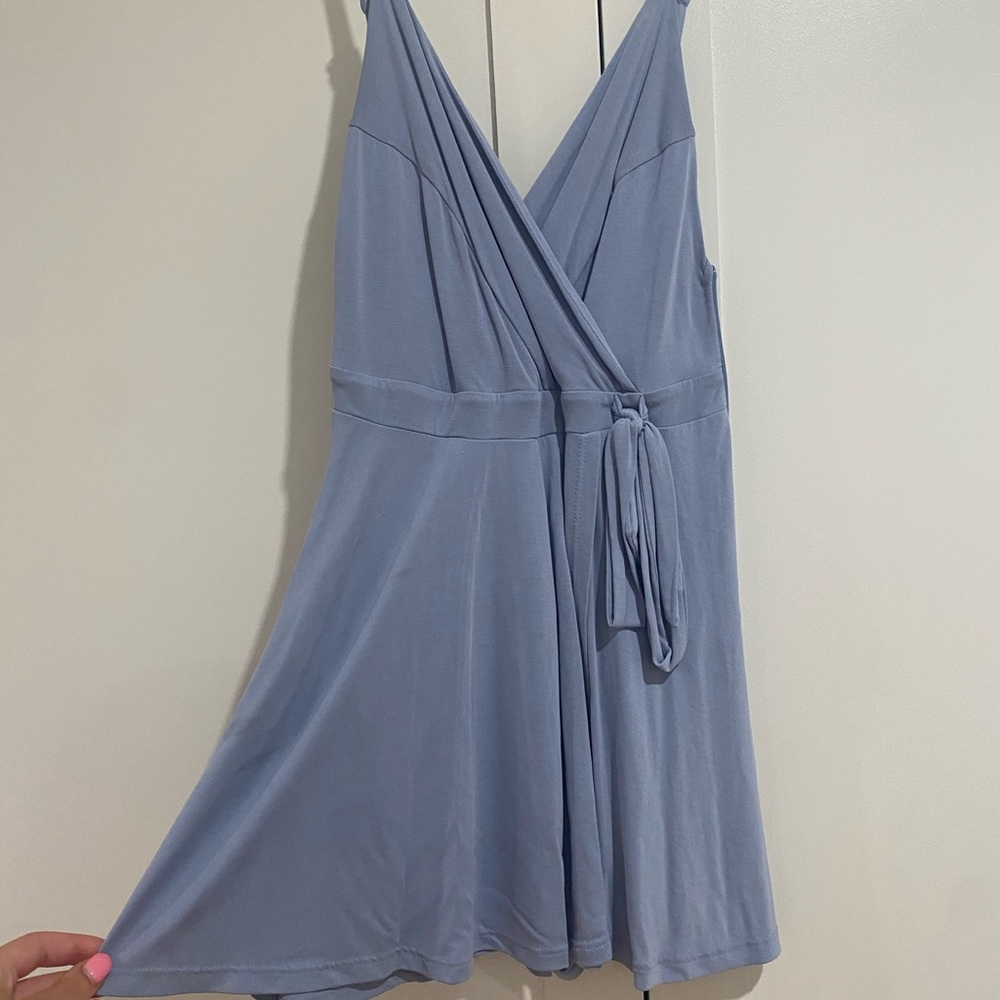 Blue cute romper